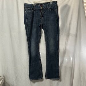 Wrangler Dark Blue Bootcut Jeans